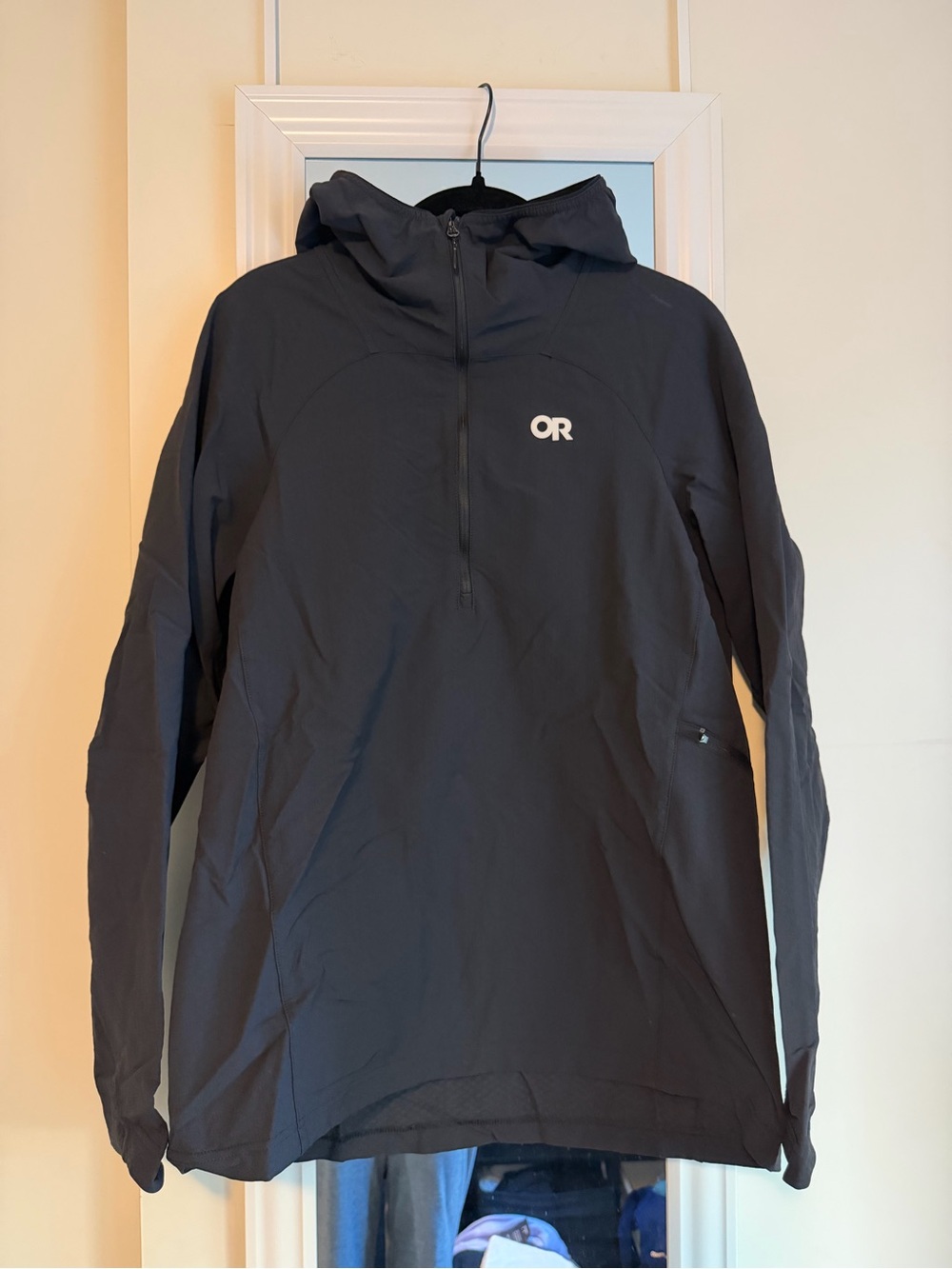 Outdoor Research Women’s Black Freewheel MTB Half Zip Hoodie